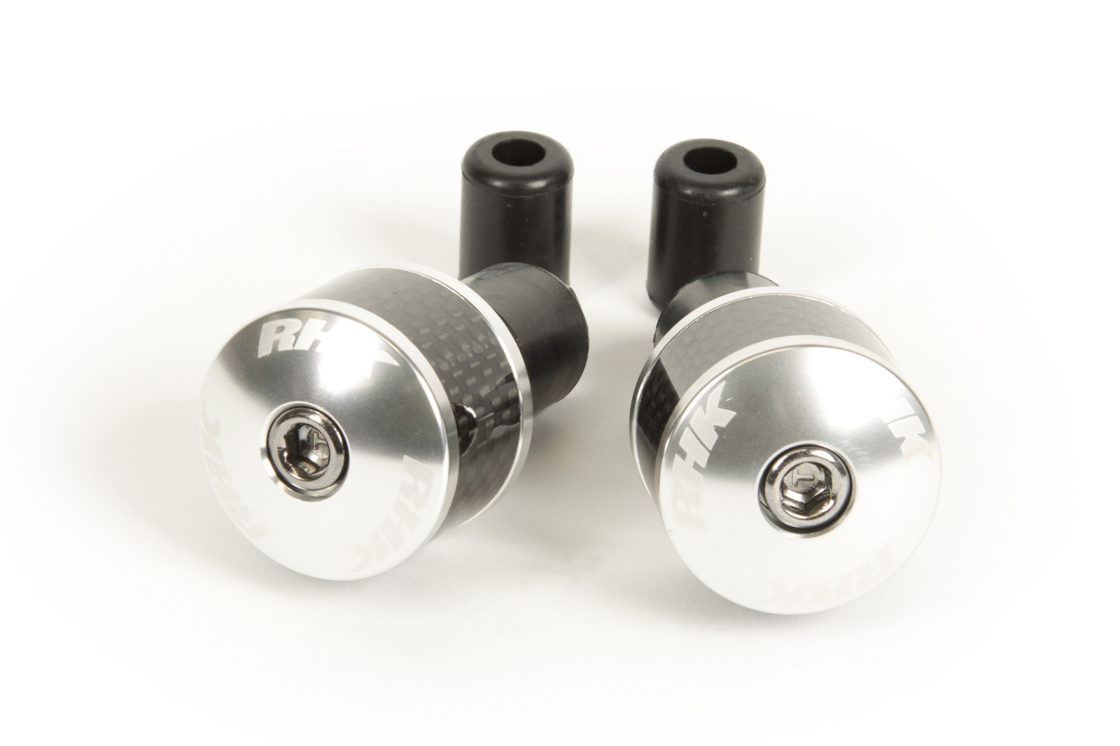rhk-"carbon-road-silver-bar-ends-pair