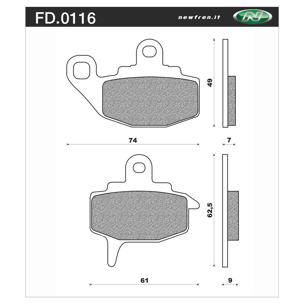newfren-brake-pads--touring-organic