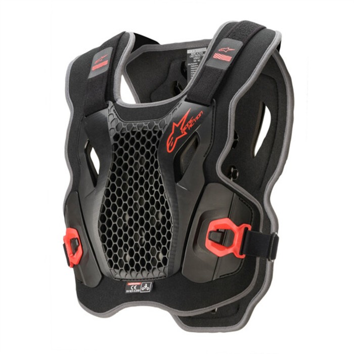 bionic-action-chest-protector-|-black-red-ml